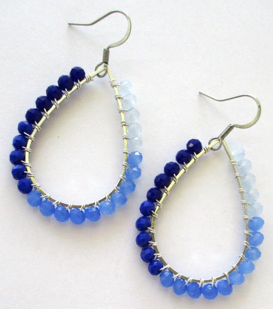 Blue Ombre earrings